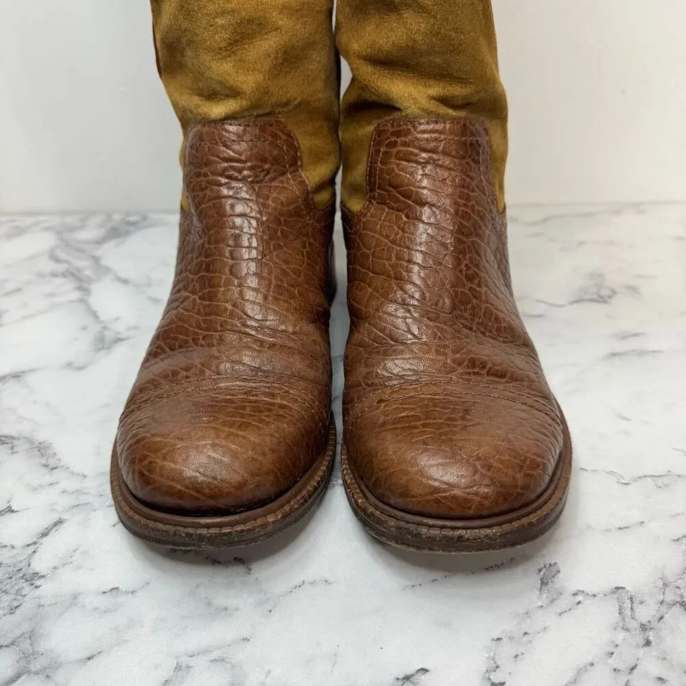 Tory Burch Corey Mid Calf Ankle Boots 6